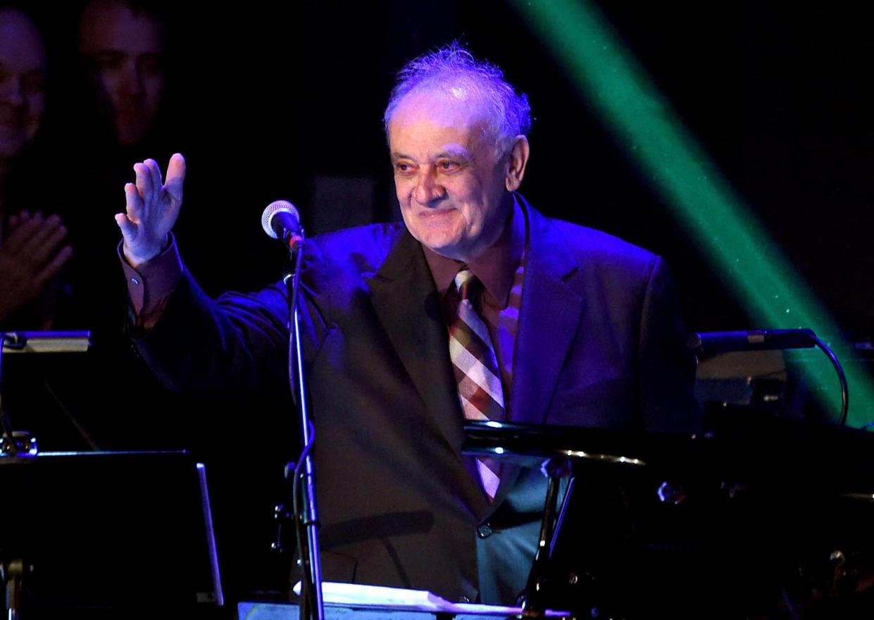 Le compositeur américain Angelo Badalamenti à Los Angeles le 1er avril 2015. - Kevin Winter - AFP