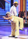 Karina Smirnoff and Jacoby Jones perform on "Dancing With the Stars."