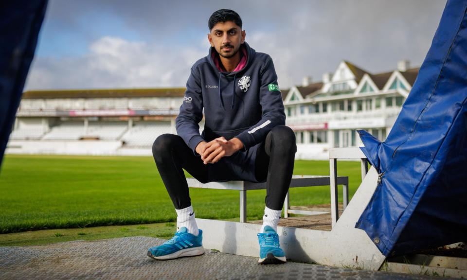 <span>Shoaib Bashir is the latest cricketer of Pakistani heritage to be hit with a visa delay en route to India.</span><span>Photograph: Sam Frost/The Guardian</span>