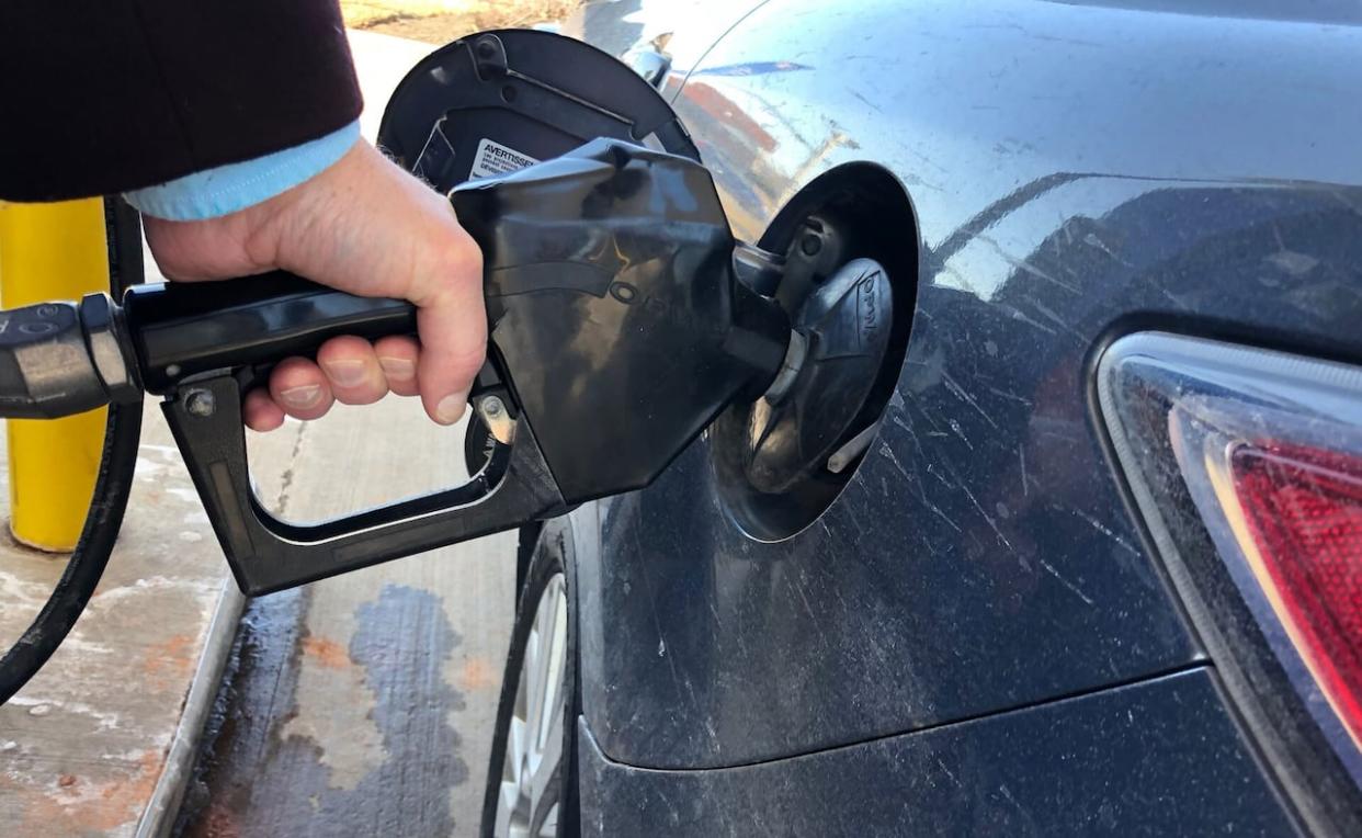 Drivers in Newfoundland and Labrador are paying about eight cents more per litre at the gas pump on Thursday. (Kevin Yarr/CBC - image credit)