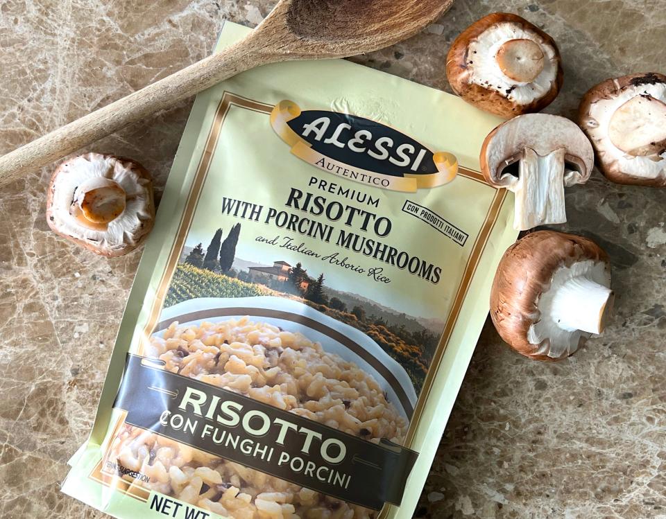 Alessi risotto with porcini mushroom is available for $3.99 at all Acme stores.