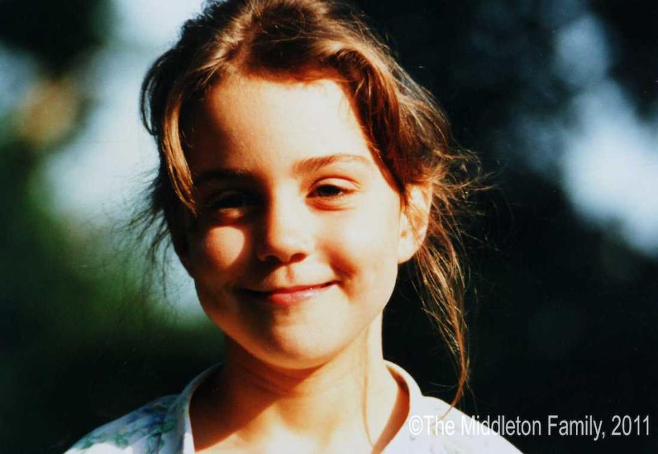 1987 : Kate Middleton à l'âge de 5 ans