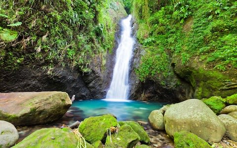 Grenada's Au Coin waterfall - Credit: Getty