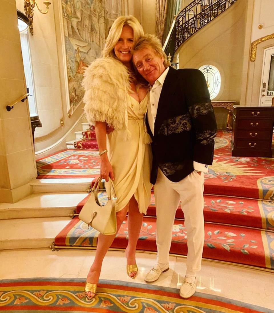Penny Lancaster and Sir Rod Stewart are approaching their 16th wedding anniversary (Instagram)