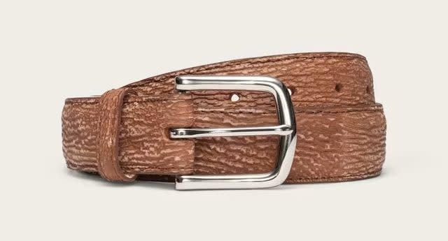 Best Leather Belts Tecovas-Belt-Mens-Shark-Sand-Nickle-Fron