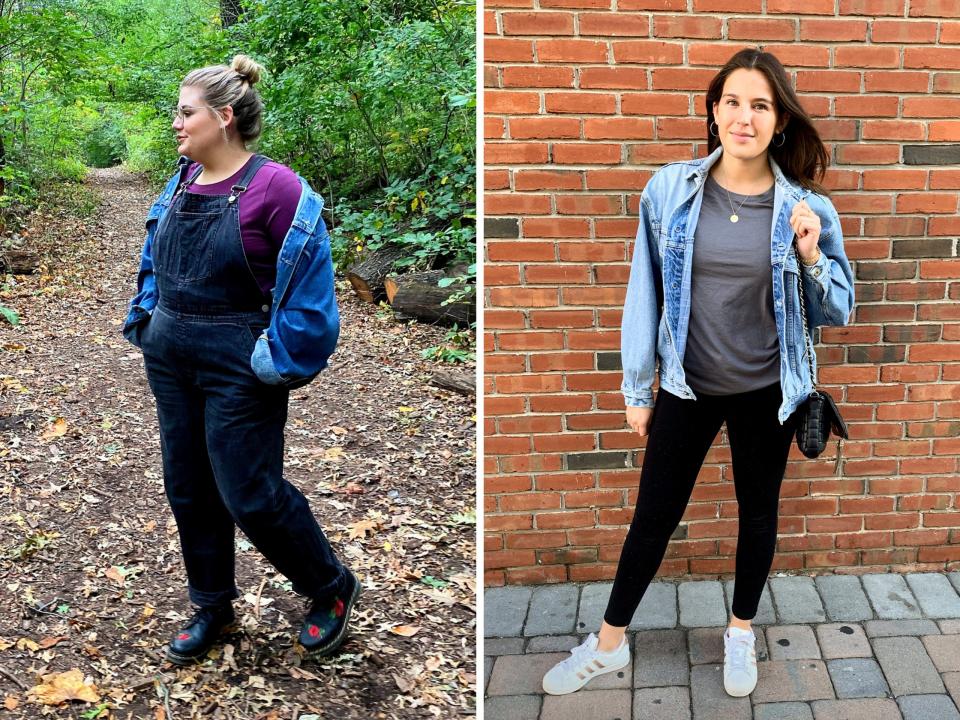 Brittany and Danielle sporting comfy weekend outfits. (Photo: <a href="https://www.instagram.com/shilohnoelle/" target="_blank">Shiloh Gulickson</a>)