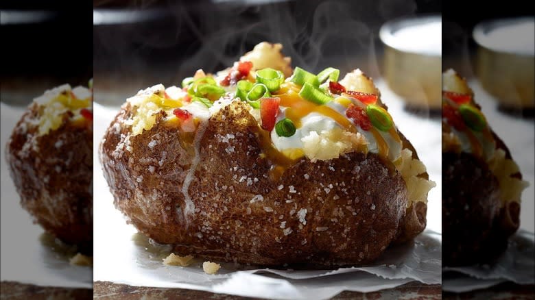 LongHorn Steakhouse loaded baked potato