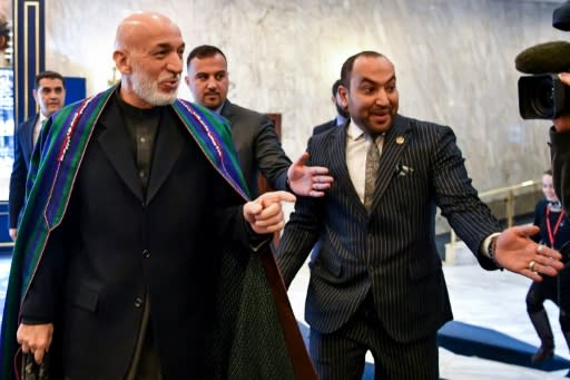 Former Afghan president Hamid Karzai took part in talks in Moscow with the Taliban in February