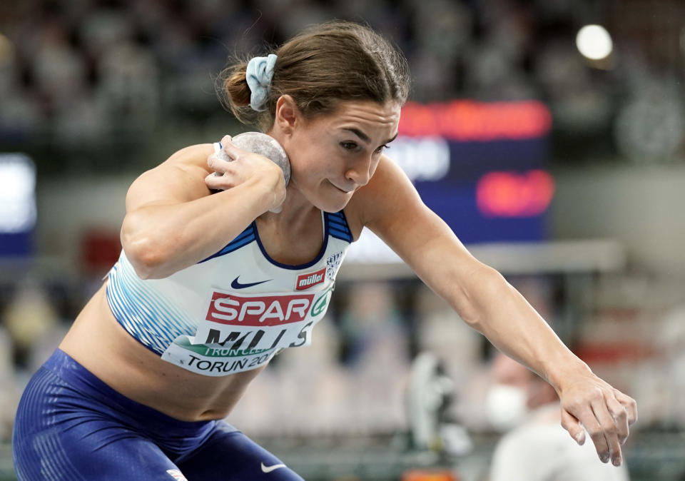 Holly Mills finished fifth in the pentathlon at the European Athletics Indoor Championships in Poland earlier this month © REUTERS