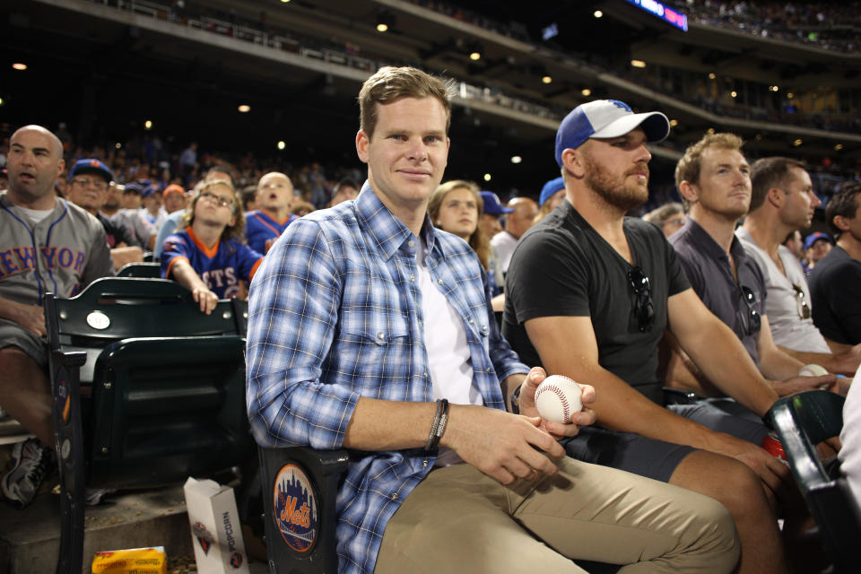 Steve Smith, photographié ici lors d'un match de la Major League Baseball à New York en 2016.