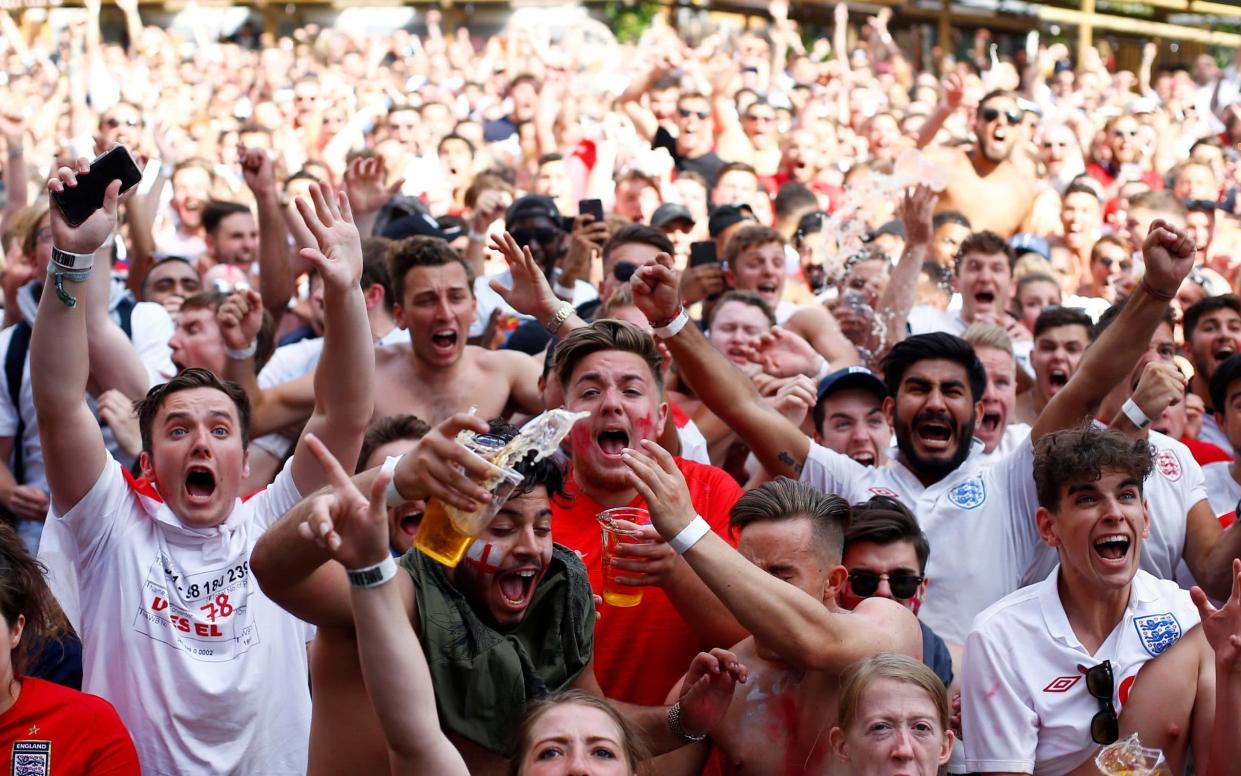 Excitement is building ahead of England's World Cup semi-final against Croatia  - REUTERS