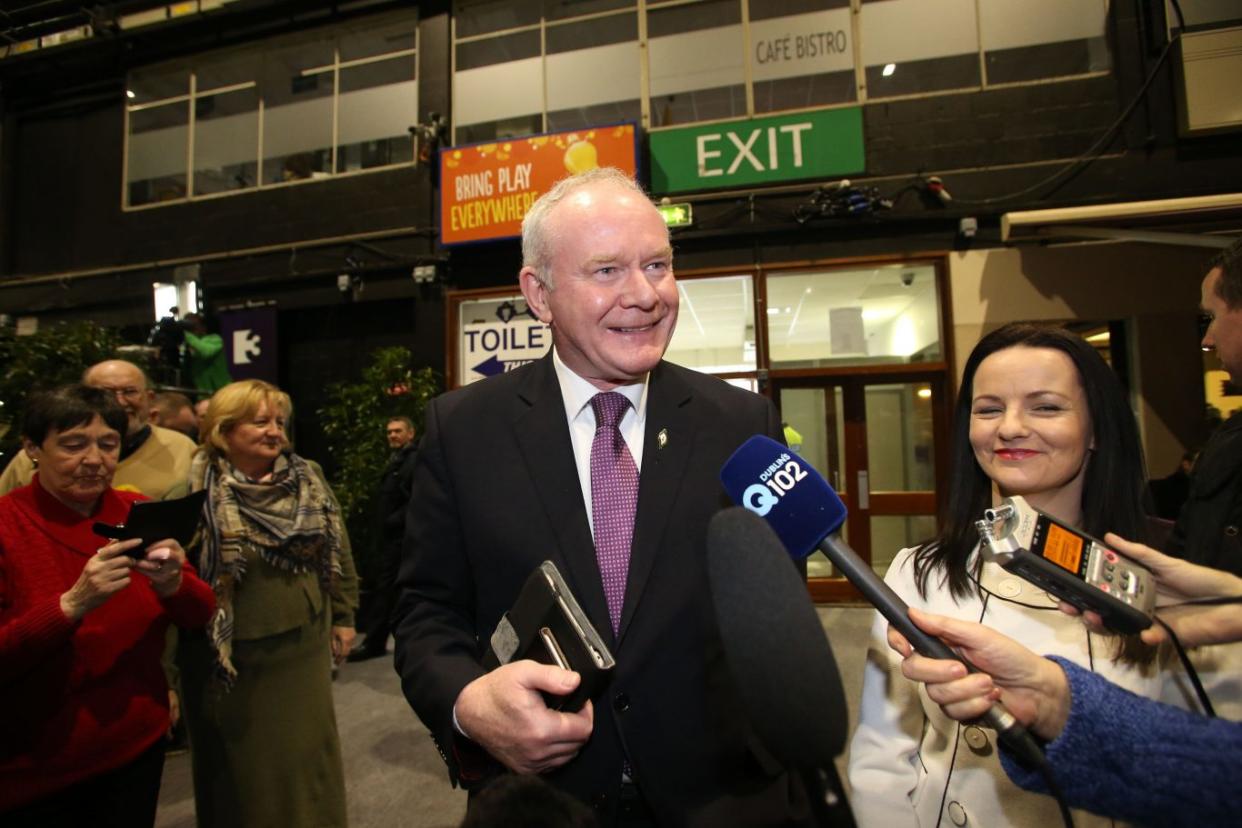 Martin McGuinness quit as deputy first minister, provoking the powersharing collapse (Brian Lawless/PA)