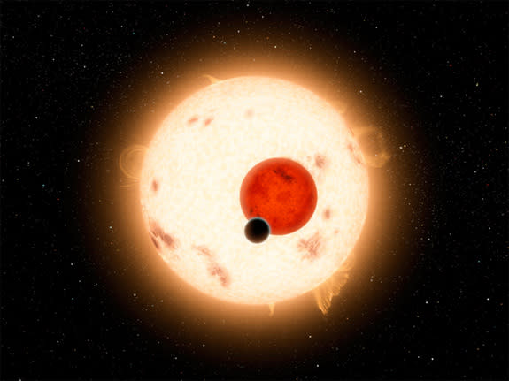NASA's Kepler mission discovered a world, called Kepler-16b, where two suns set over the horizon, just like "Star Wars'" Tatooine.