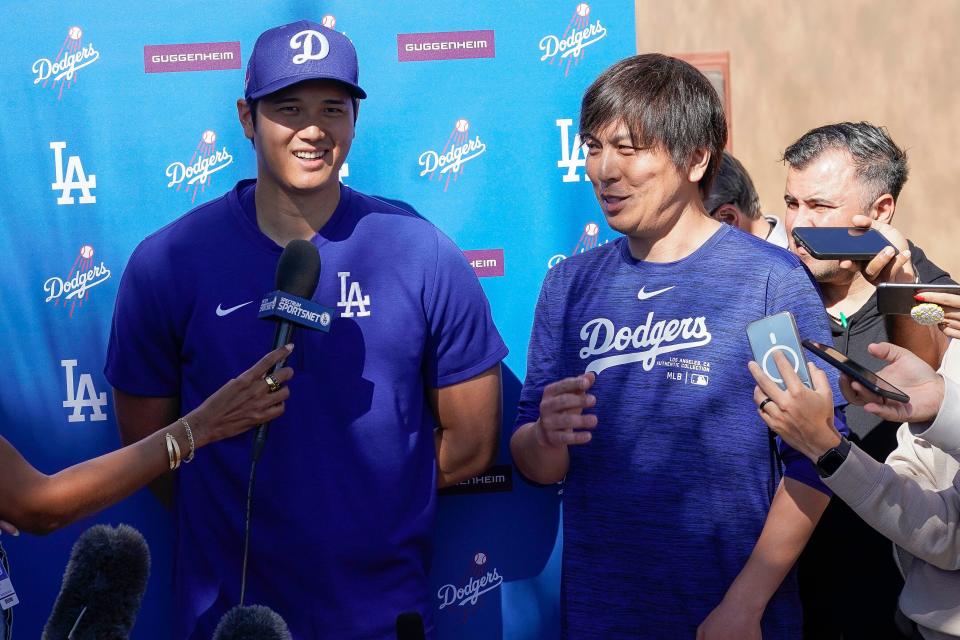 水原一平涉嫌偷竊大谷翔平的資金。（資料照，AP）