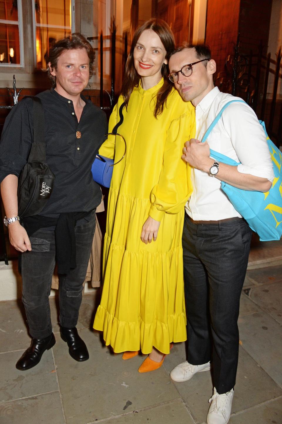 Christopher Kane, Roksanda Ilincic and Erdem Moralioglu attend as Matchesfashion.com and Prada celebrate the launch of 5 Carlos Place and their exclusive collaboration on September 4, 2018 (Dave Benett)