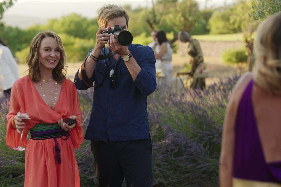 Emily in Paris. (L to R) Philippine Leroy-Beaulieu as Sylvie Grateau, Søren Bregendal as Erik De Groot in episode 306 of Emily in Paris.