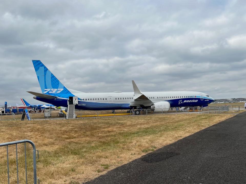 Boeing 737 MAX 10 test aircraft.