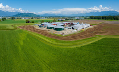 FortisBC and Dicklands Farms produce Renewable Natural Gas from local agricultural waste.  (CNW Group/FortisBC)