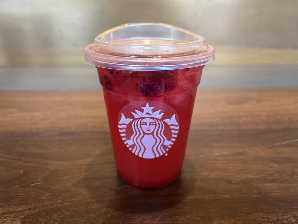 starbucks spicy dragonfruit refresher