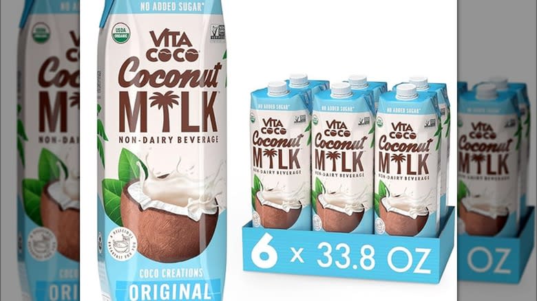 Several cartons of Vita Coco coconut milk