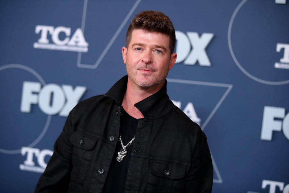 Robin Thicke talks about abusing painkillers at the height of his career. (Photo: Getty Images)