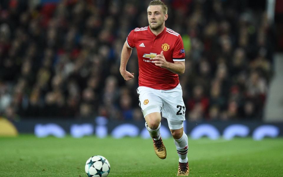 Talks over a new contract mark a turnaround in fortunes for Luke Shaw at Manchester United - AFP