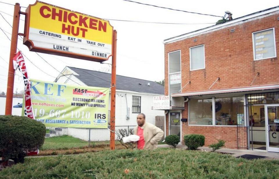 Chicken Hut is a soul food restaurant justifiably famous for its fried chicken which opened in 1957 as the Chicken Box and moved to the current location and changed its name in 1966.