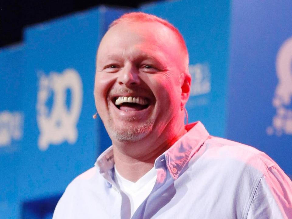 Stefan Raab hier bei einem Bühnen-Auftritt auf der 