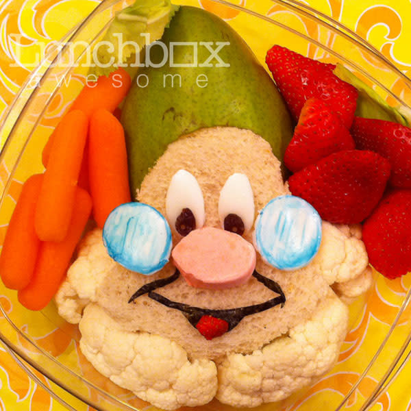 The intricate lunches can take up to an hour to assemble but Heather thinks it’s all worth it as she writes on her blog, “The fun bento designs can help disguise foods too and promote interest for your child to try something new! Eggs may be shunned until they look like an Angry Bird or Jack's dog Zero!” <br><br>Photo: Heather Sitarzewski