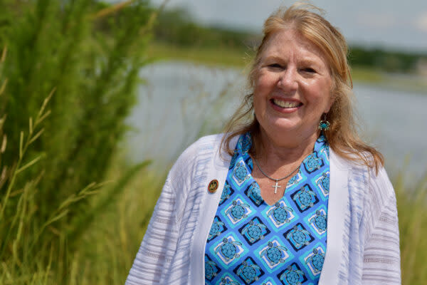  Sen. Mary Beth Carozza (R-Eastern Shore) started pressing for updated bay plates when she learned there were no Maryland tags that referenced the state’s five coastal bays. Photo by Bryan P. Sears.