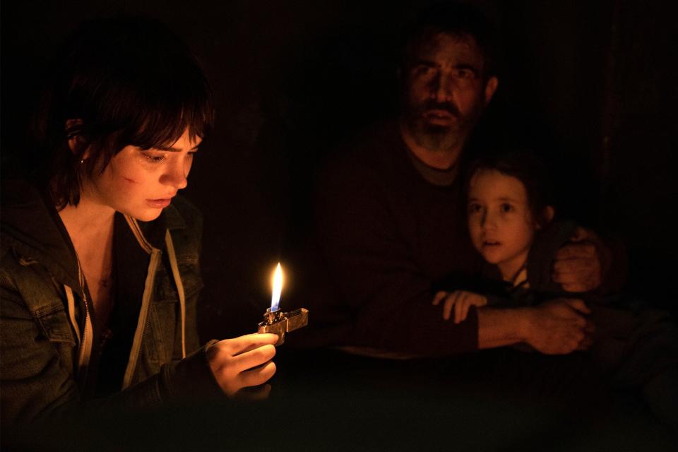 (L-R): Sophie Thatcher as Sadie Harper, Chris Messina as Will Harper, and Vivien Lyra Blair as Sawyer Harper in 20th Century Studios' THE BOOGEYMAN. Photo by Patti Perret. © 2023 20th Century Studios. All Rights Reserved.