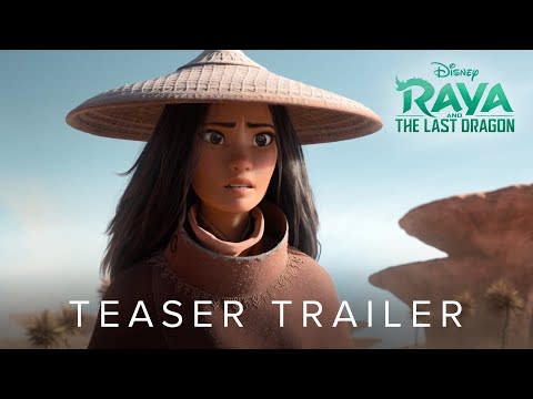 <p>In this fantastical tale from the creators of <em>Moana</em> and <em>Frozen</em>, a young warrior named Raya must find the last remaining dragon to restore peace in the lands of Kumandra. Starring<a href="https://www.esquire.com/entertainment/movies/a25560063/how-fans-ruined-star-wars-the-last-jedi-2018/" rel="nofollow noopener" target="_blank" data-ylk="slk:The Last Jedi’s;elm:context_link;itc:0;sec:content-canvas" class="link "> <em>The Last Jedi’s</em></a> Kelly Marie Tran as Raya and<a href="https://www.esquire.com/entertainment/tv/a30615987/awkwafina-is-nora-from-queens-review/" rel="nofollow noopener" target="_blank" data-ylk="slk:Awkwafina;elm:context_link;itc:0;sec:content-canvas" class="link "> Awkwafina</a> as Sisu the Dragon.</p><p><a href="https://www.youtube.com/watch?v=9BPMTr-NS9s" rel="nofollow noopener" target="_blank" data-ylk="slk:See the original post on Youtube;elm:context_link;itc:0;sec:content-canvas" class="link ">See the original post on Youtube</a></p>