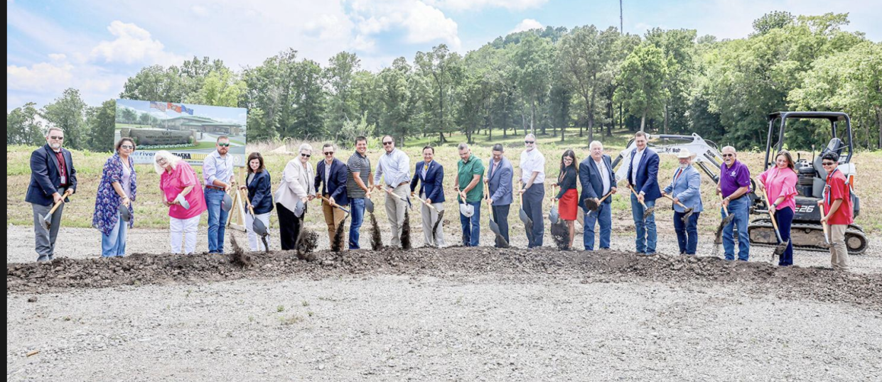 The Cherokee Nation was joined by local and state leaders Tuesday during a ground-breaking ceremony in Stilwell, where the tribe is building a new state-of-the-art, $18 million health and wellness facility near the Wilma P. Mankiller Health Center. (Photo/Cherokee Nation_