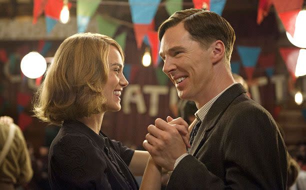 Jack English Keira Knightley and Benedict Cumberbatch in 'The Imitation Game'