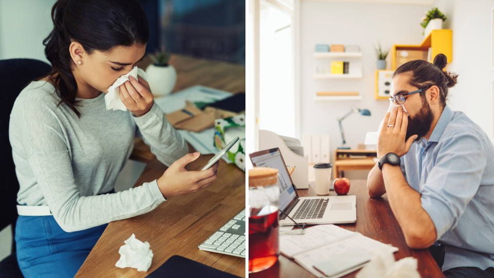 Remote work has changed how Aussies feel about calling in sick. (Source: Getty)