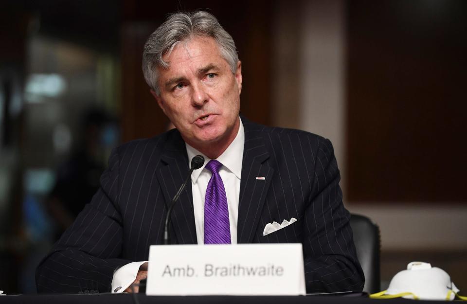 Kenneth Braithwaite, served as 77th secretary of the Navy from May 29, 2020 to January 20, 2021.