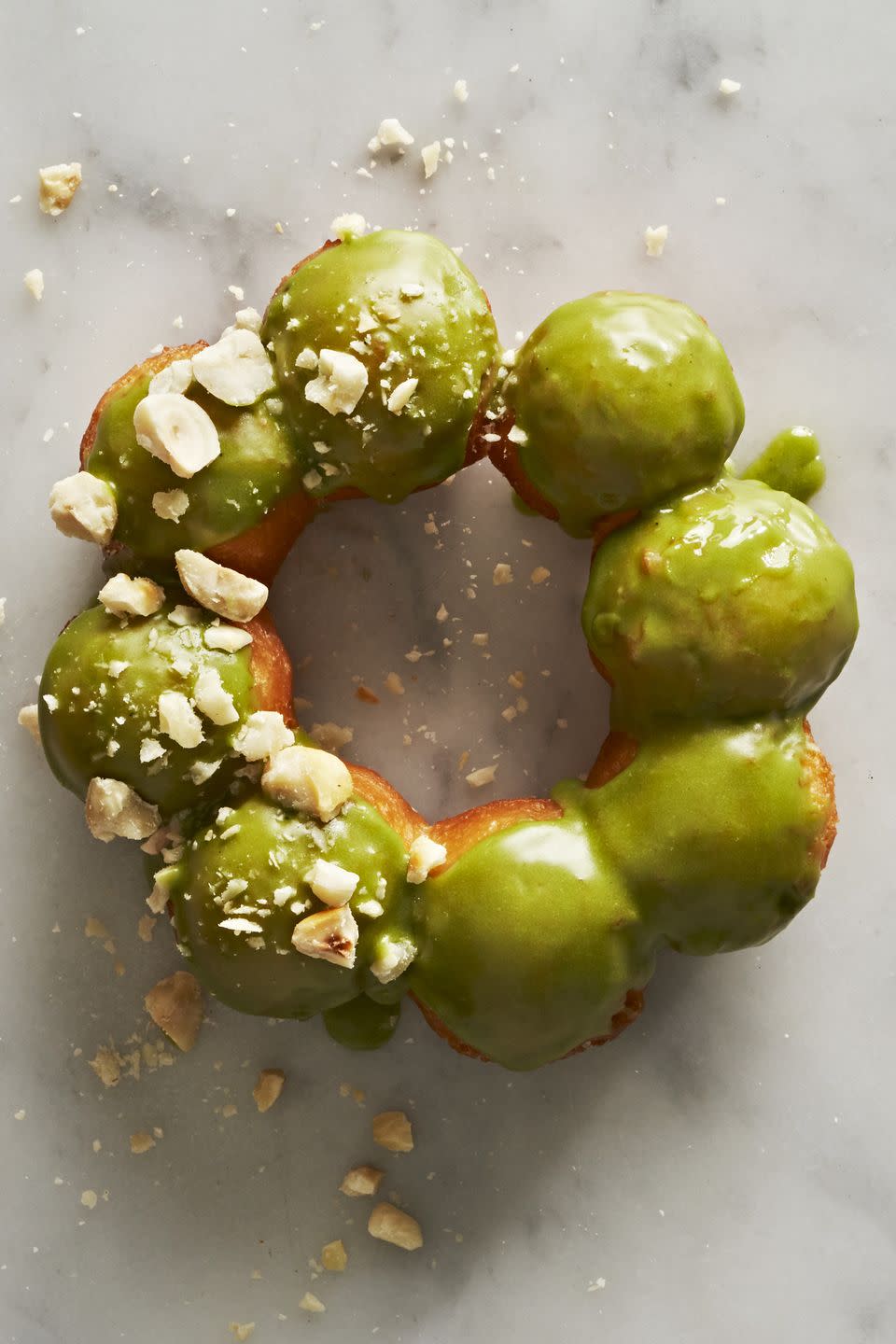 mochi pon de ring donuts in assorted flavors