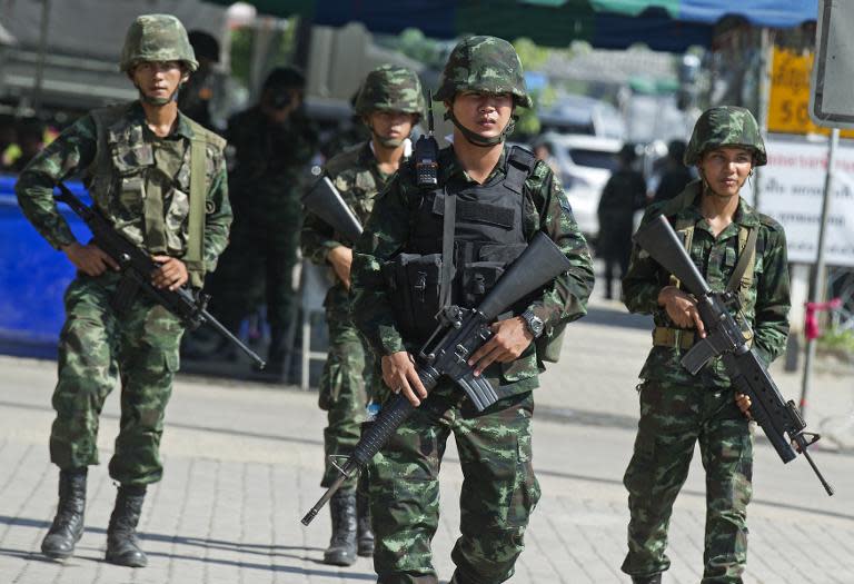Thailand declared martial law shortly before the military seized power in a bloodless coup in May 2014