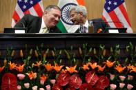 U.S. Secretary of State Mike Pompeo meets with Indian Foreign Minister Subrahmanyam Jaishankar in New Delhi