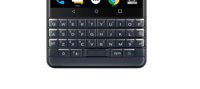 The 'iconic' keyboard of the BlackBerry Key2 LE (BlackBerry Mobile)