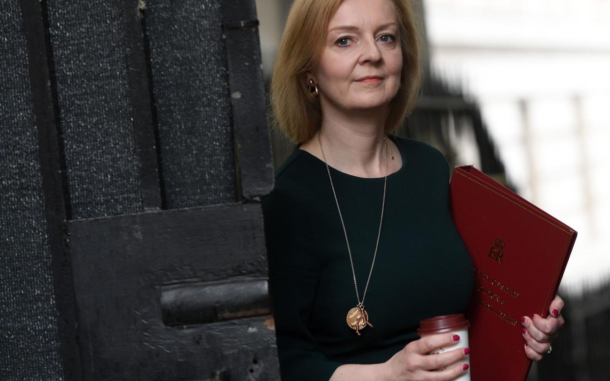 Liz Truss arrives for a Cabinet meeting at 10 Downing Street on Tuesday. - Andy Rain/Shutterstock