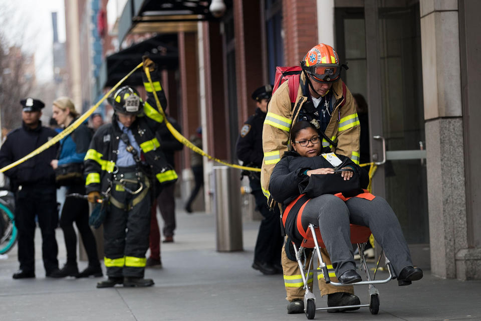 Long Island Rail Road commuter train derails in Brooklyn