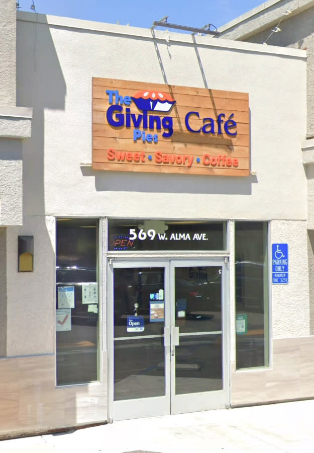 The Giving Pies, a San Jose-based small business, is beloved by other Silicon Valley heavyweights. Google Maps