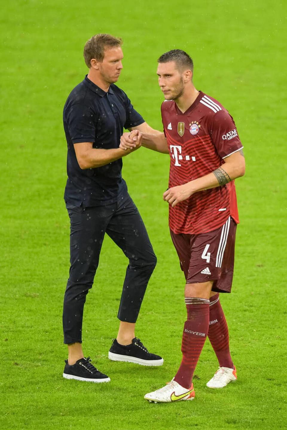 Julian Nagelsmann (li.) hat Partei für seinen Verteidiger Niklas Süle ergriffen.