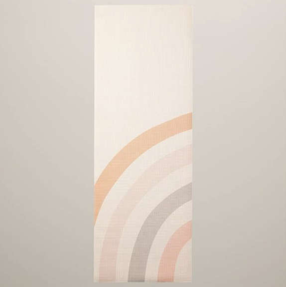 Auria Rainbow Arch Yoga Mat. Image via Indigo.