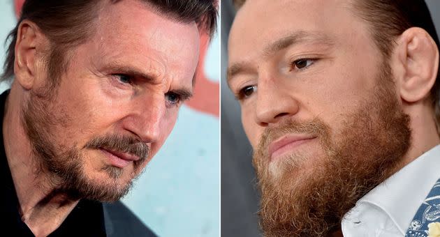 Neeson (left) called McGregor a 