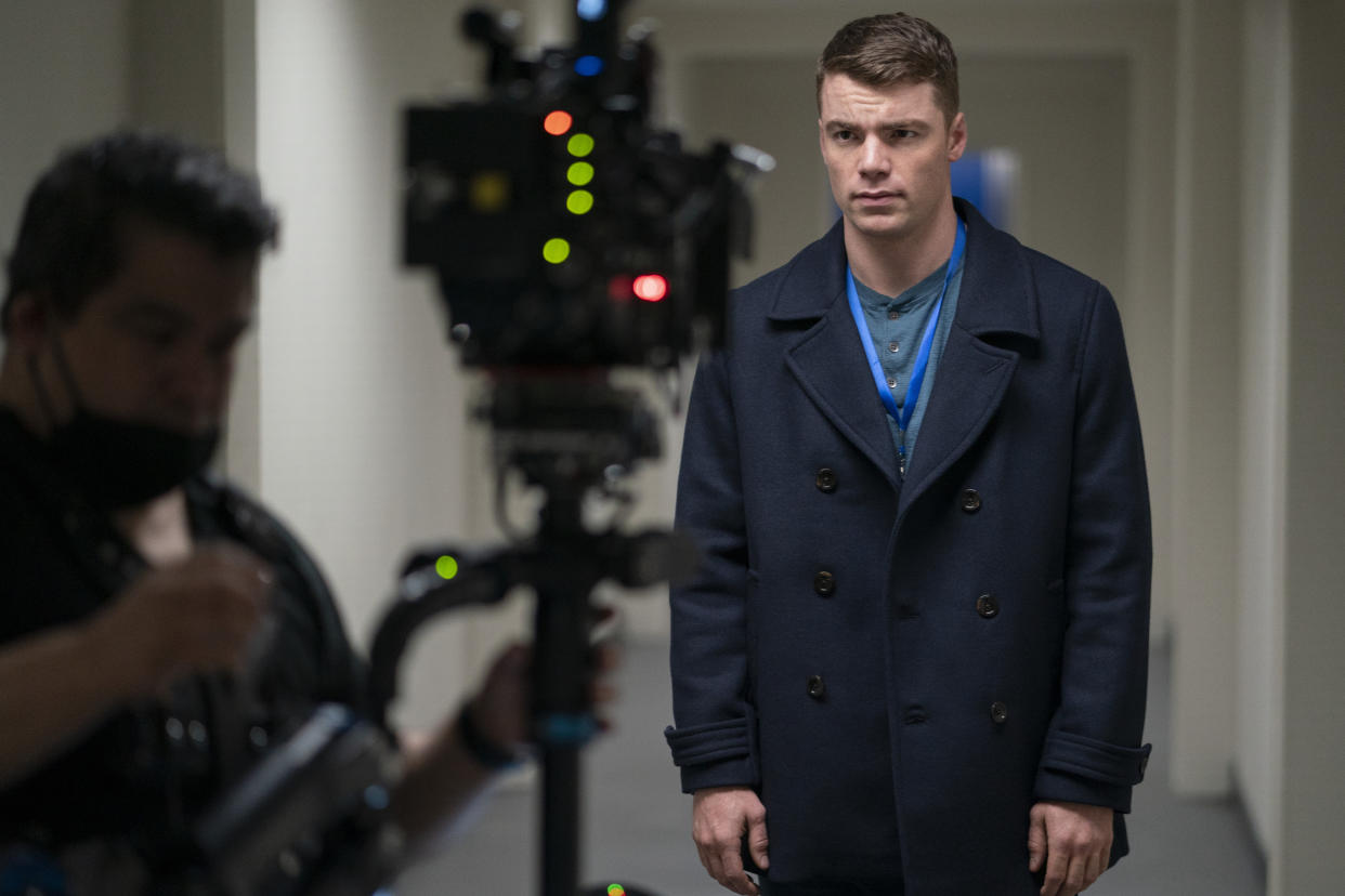 Gabriel Basso as Peter Sutherland in episode 106 of The Night Agent. (Dan Power/Netflix)