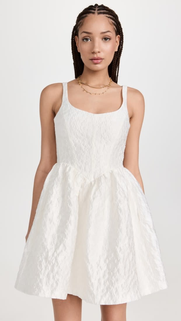 <p>Amanda Uprichard Mabel Dress, <s>$246</s> $210 when spending $200+, <a href="https://rstyle.me/+Ag6LgM1q3NV0H-cwzUILKw" rel="nofollow noopener" target="_blank" data-ylk="slk:available here;elm:context_link;itc:0;sec:content-canvas" class="link ">available here</a> (sizes XS-L)</p>