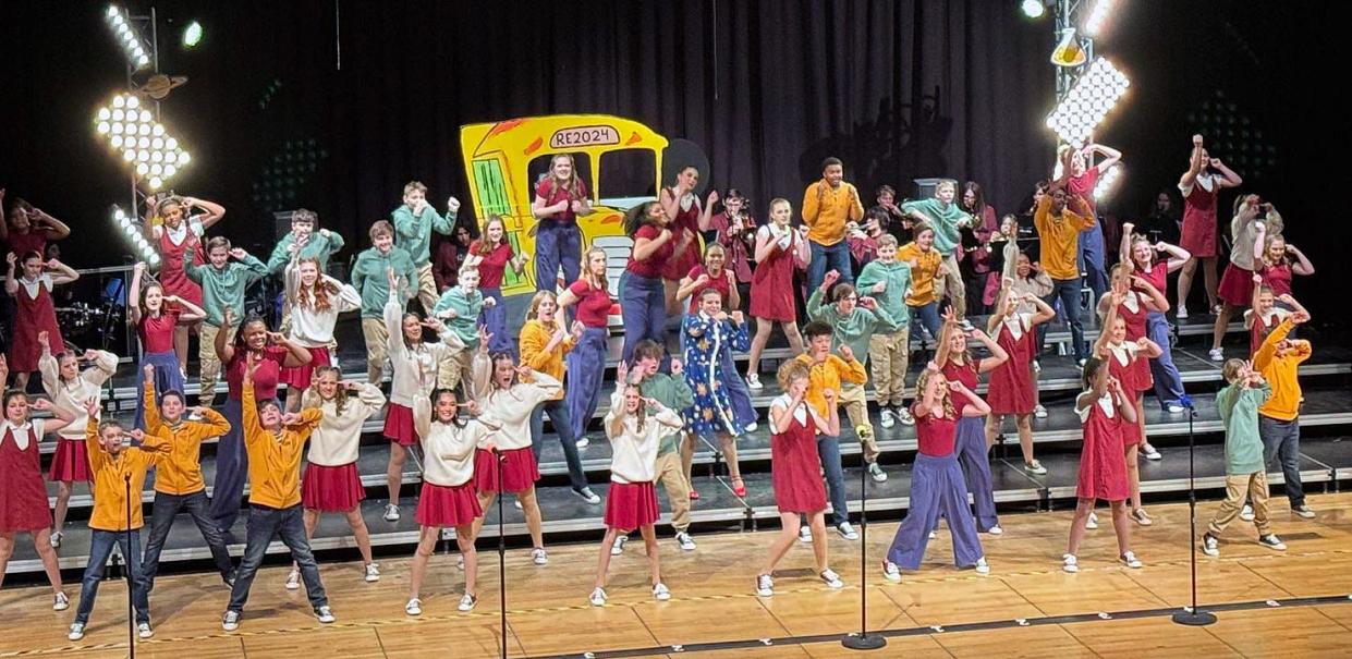 Fairfield's Rhythm Express show choir will present an exhibition performance, but will not compete at Saturday's Crystal Classic at Fairfield High School.