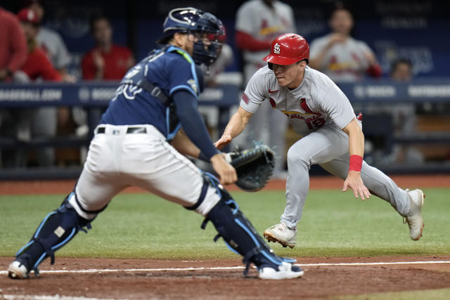 Paul Goldschmidt of the St. Louis Cardinals takes a swing in a